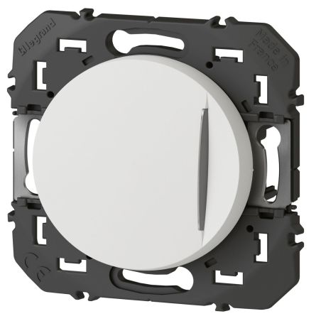 600009 Legrand - Dooxie Interrupteur ou va-et-vient avec témoin lumineux 10A 250V - Blanc