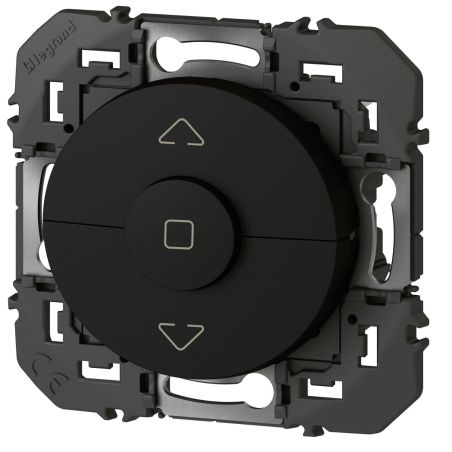 600222 Legrand - Dooxie Poussoir commande de volets roulants 2 boutons - Noir
