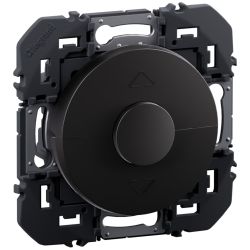 600222 Legrand - Dooxie Poussoir commande de volets roulants 2 boutons - Noir