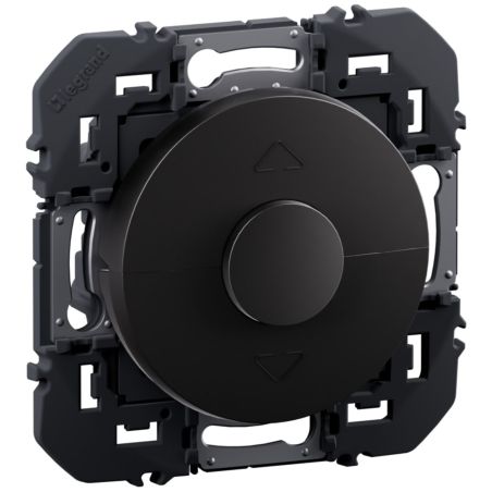 600222 Legrand - Dooxie Poussoir commande de volets roulants 2 boutons - Noir