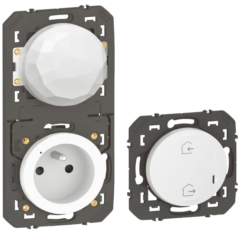 600670A Legrand - Dooxie Pack démarrage connecté with Netatmo sans plaque - Blanc