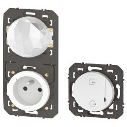 600670A Legrand - Dooxie Pack démarrage connecté with Netatmo sans plaque - Blanc