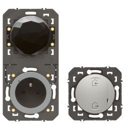 600770A Legrand - Dooxie Pack démarrage connecté with Netatmo sans plaque - Aluminium