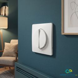 600002 Legrand - Dooxie Double interrupteur ou va-et-vient 10A 250V - Blanc