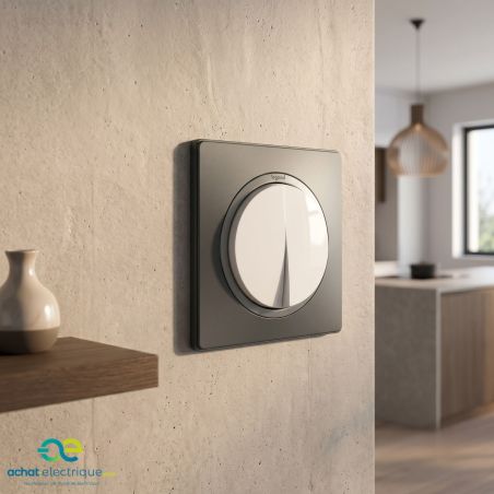 600008 Legrand - Dooxie Double poussoir 6A 250V - Blanc