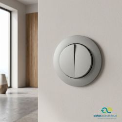 600108 Legrand - Dooxie Double poussoir 6A 250V - Aluminium