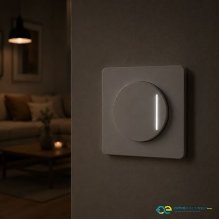 600016 Legrand - Dooxie Poussoir simple avec voyant lumineux 6A 250V - Blanc