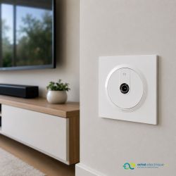 600751 Legrand - Dooxie One Prise TV étoile blindée livrée avec plaque et griffes - Blanc