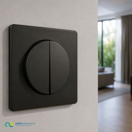 600231 Legrand - Dooxie Transformeur 5 fonctions va-et-vient et poussoir - Noir