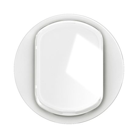 CB5001 Enjoliveur porte étiquette pour mécanisme interrupteur/va-et-vient ou poussoir Legrand Céliane, coloris blanc