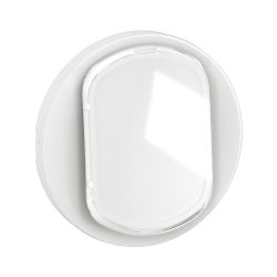 CB5001 Enjoliveur porte étiquette pour mécanisme interrupteur/va-et-vient ou poussoir Legrand Céliane, coloris blanc