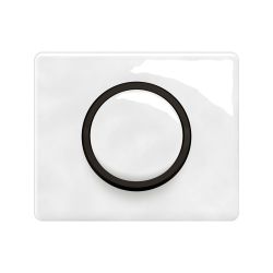 CB6006 Enjoliveur spécifique pour mécanisme à anneau Legrand Céliane, coloris porcelaine de limoges