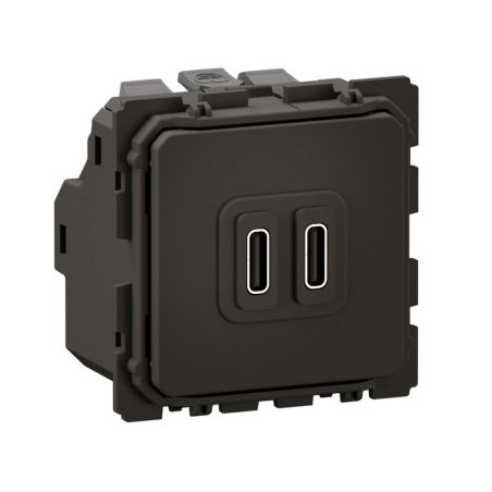 CM0154 Mécanisme chargeur double USB Type C, 20W, Charge rapide Legrand Céliane