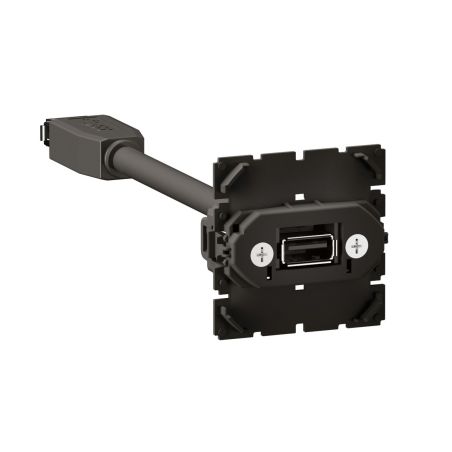 CM0326 Mécanisme prise USB 2.0 DATA, Type A femelle, Pré-connectorisée Legrand Céliane