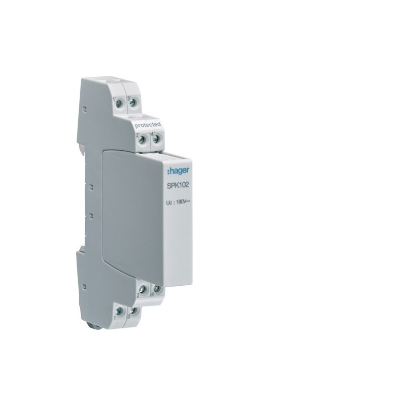 SPK102 Hager - Parafoudre bipolaire pour ligne ADSL