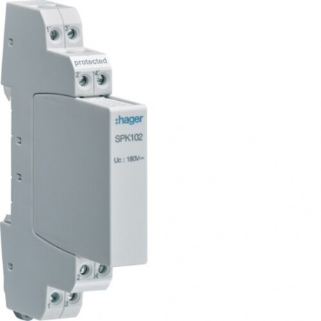 SPK102 Hager - Parafoudre bipolaire pour ligne ADSL