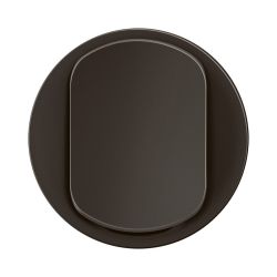 CN0001 Enjoliveur simple pour mécanisme interrupteur/va-et-vient ou poussoir Legrand Céliane, coloris noir