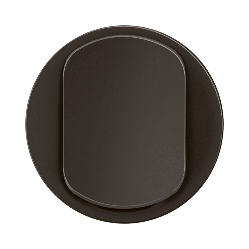 CN0001 Enjoliveur simple pour mécanisme interrupteur/va-et-vient ou poussoir Legrand Céliane, coloris noir