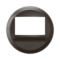 CN0051 Enjoliveur pour mécanisme détecteur mural sans dérogation Legrand Céliane, coloris noir