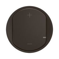 CN0060 Enjoliveur pour mécanisme variateur sans Neutre, 2 fils, 125W LED Legrand Céliane, coloris noir