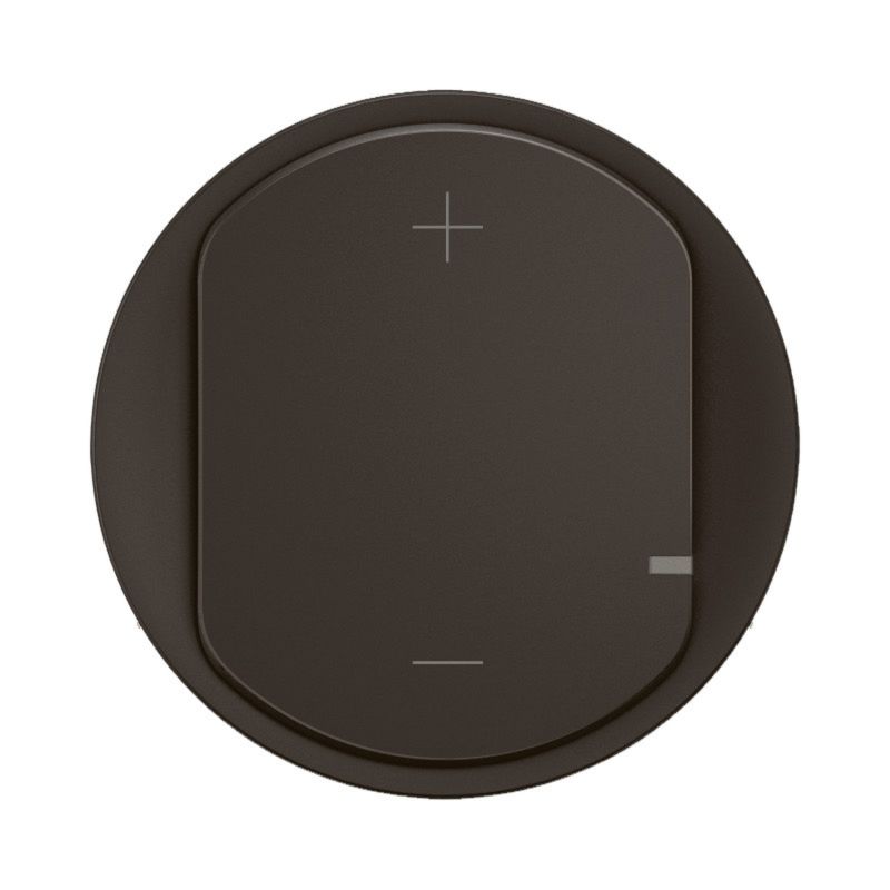 CN0060 Enjoliveur pour mécanisme variateur sans Neutre, 2 fils, 125W LED Legrand Céliane, coloris noir