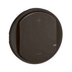 CN0060 Enjoliveur pour mécanisme variateur sans Neutre, 2 fils, 125W LED Legrand Céliane, coloris noir