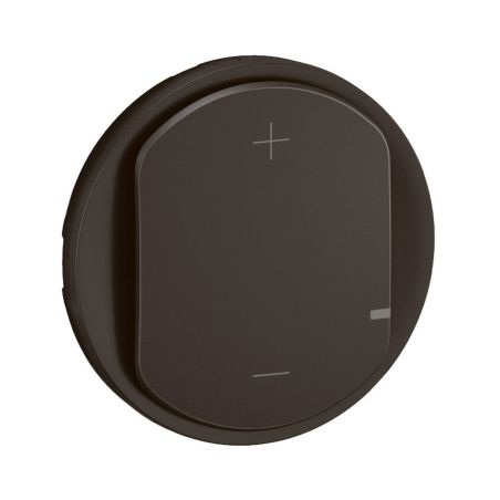 CN0060 Enjoliveur pour mécanisme variateur sans Neutre, 2 fils, 125W LED Legrand Céliane, coloris noir