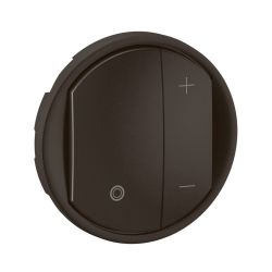 CN0061 Enjoliveur pour mécanisme variateur pour ballast 1-10V, 600VA, Avec Neutre Legrand Céliane, coloris noir