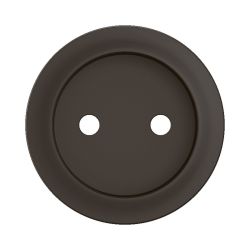CN0110 Enjoliveurpour mécanisme prise de courant 2P, 16A, 250V Legrand Céliane, coloris noir