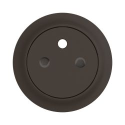 CN0111 Enjoliveur pour Mécanisme prise de courant 2P+T, 16A, 250V Legrand Céliane, coloris noir