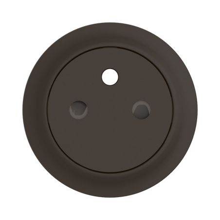 CN0111 Enjoliveur pour Mécanisme prise de courant 2P+T, 16A, 250V Legrand Céliane, coloris noir