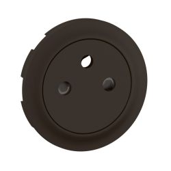 CN0111 Enjoliveur pour Mécanisme prise de courant 2P+T, 16A, 250V Legrand Céliane, coloris noir