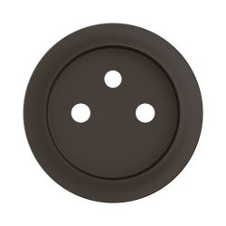 CN0116 Enjoliveur pour mécanisme prise de courant spéciale rénovation, 2P+T, 16A Legrand Céliane, coloris noir