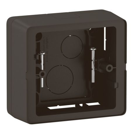 CN0231 Cadre saillie 1 poste Legrand Céliane, coloris noir