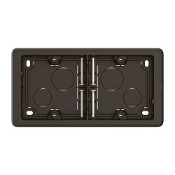 CN0232 Cadre saillie 2 postes Legrand Céliane, coloris noir
