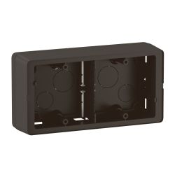 CN0232 Cadre saillie 2 postes Legrand Céliane, coloris noir