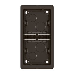 CN0232 Cadre saillie 2 postes Legrand Céliane, coloris noir