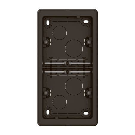CN0232 Cadre saillie 2 postes Legrand Céliane, coloris noir