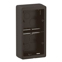 CN0232 Cadre saillie 2 postes Legrand Céliane, coloris noir