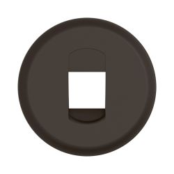 CN0311 Enjoliveur pour mécanisme prise haut-parleurs à poussette, Simple Legrand Céliane, coloris noir