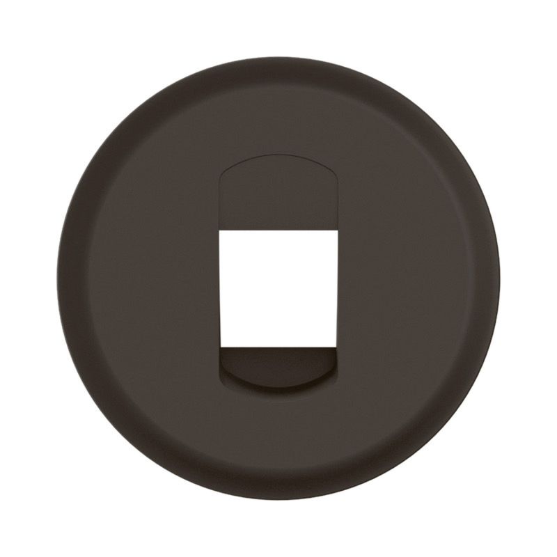 CN0311 Enjoliveur pour mécanisme prise haut-parleurs à poussette, Simple Legrand Céliane, coloris noir