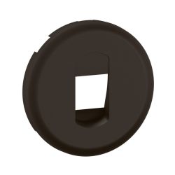CN0311 Enjoliveur pour mécanisme prise haut-parleurs à poussette, Simple Legrand Céliane, coloris noir