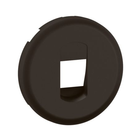 CN0311 Enjoliveur pour mécanisme prise haut-parleurs à poussette, Simple Legrand Céliane, coloris noir