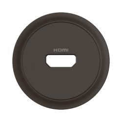 CN0314 Enjoliveur pour mécanisme prise HDMI 2.0 TYPE-A Legrand Céliane, coloris noir