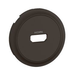 CN0314 Enjoliveur pour mécanisme prise HDMI 2.0 TYPE-A Legrand Céliane, coloris noir