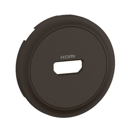 CN0314 Enjoliveur pour mécanisme prise HDMI 2.0 TYPE-A Legrand Céliane, coloris noir