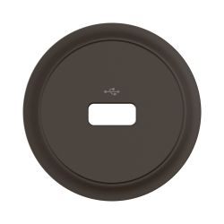 CN0325 Enjoliveur pour prise USB simple Legrand Céliane, coloris noir