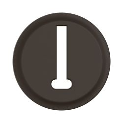 CN0338 Enjoliveur pour mécanisme prise téléphone en T Legrand Céliane, coloris noir