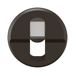 CN0346 Enjoliveur pour mécanisme RJ45, Simple Legrand Céliane, coloris noir