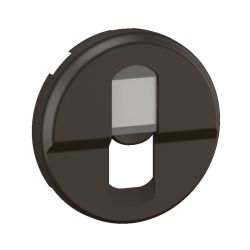CN0346 Enjoliveur pour mécanisme RJ45, Simple Legrand Céliane, coloris noir